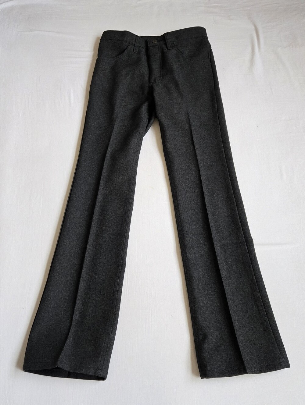 Wrangler Nwt Men's Dress Jean Wrancher Boot Jeans Gray 28×32 Wrinkle Resistant